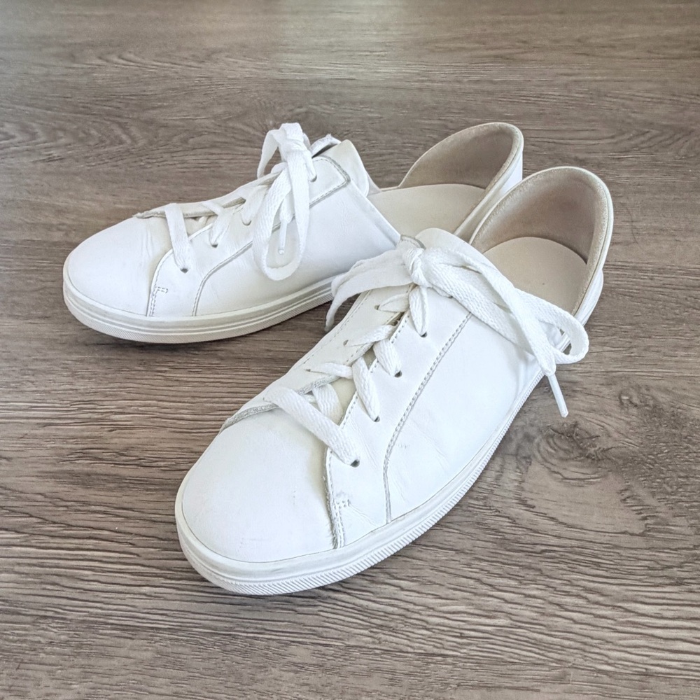 Freda Salvador Eda D’Orsay White Women's Sneakers, Size 7 - Picture 3 of 9